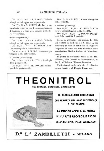 La medicina italiana