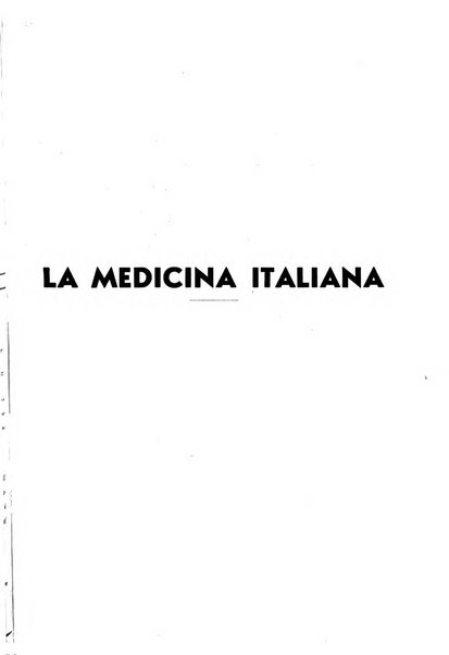 La medicina italiana