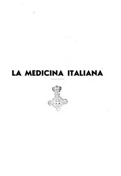 La medicina italiana