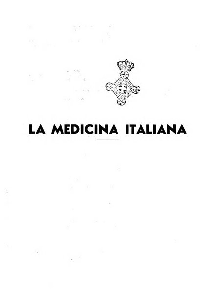 La medicina italiana