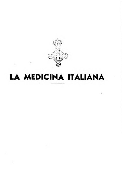 La medicina italiana