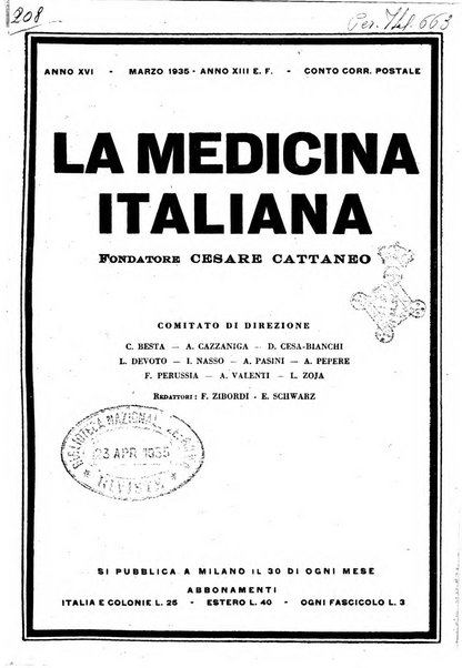 La medicina italiana