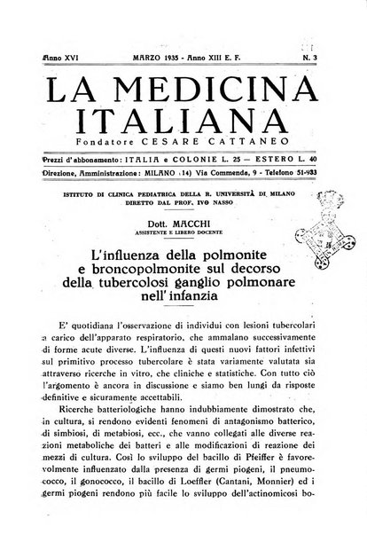 La medicina italiana