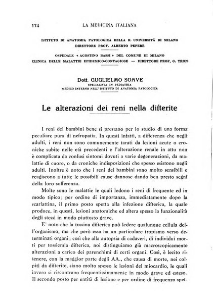 La medicina italiana