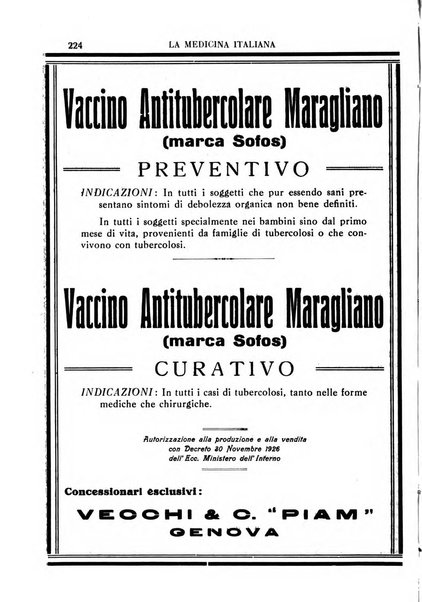 La medicina italiana