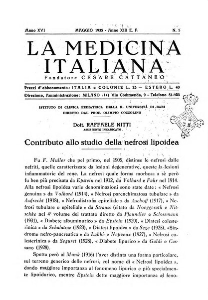 La medicina italiana