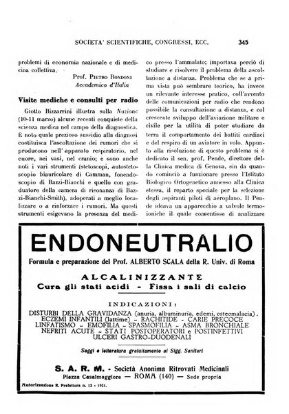 La medicina italiana