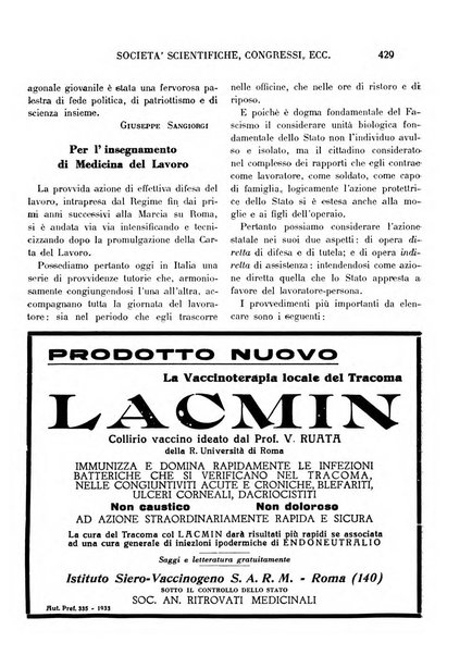 La medicina italiana