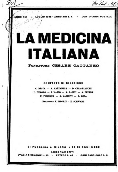 La medicina italiana