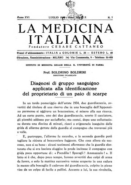 La medicina italiana