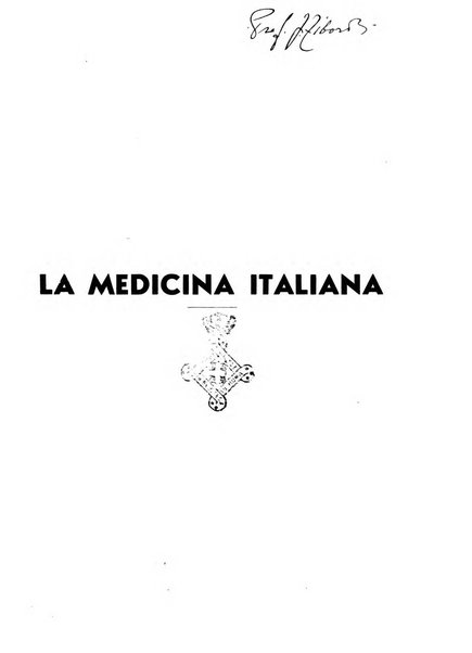 La medicina italiana