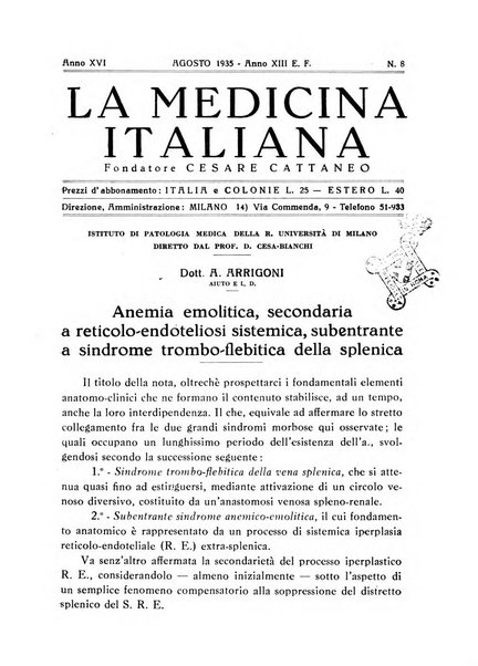 La medicina italiana