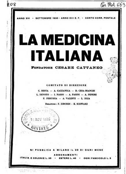 La medicina italiana