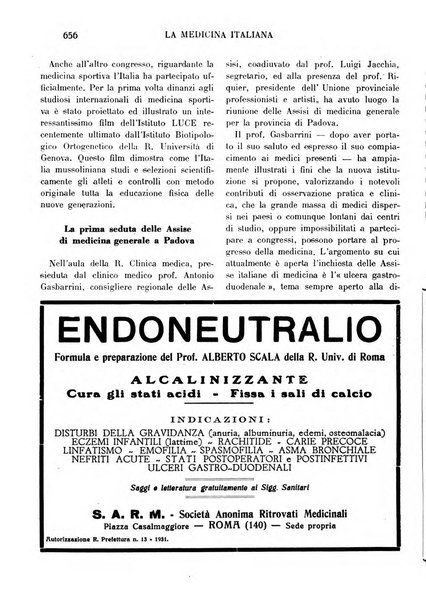 La medicina italiana