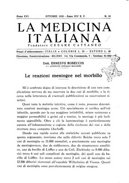 La medicina italiana