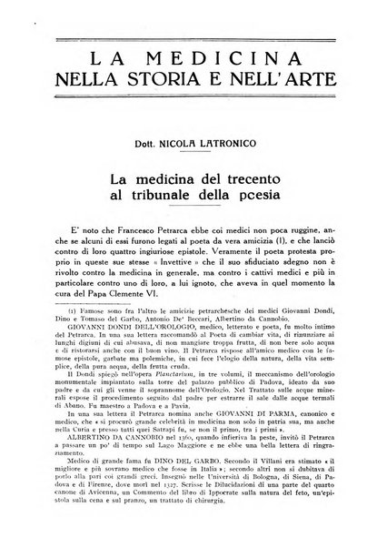 La medicina italiana