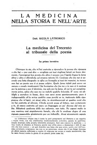 La medicina italiana