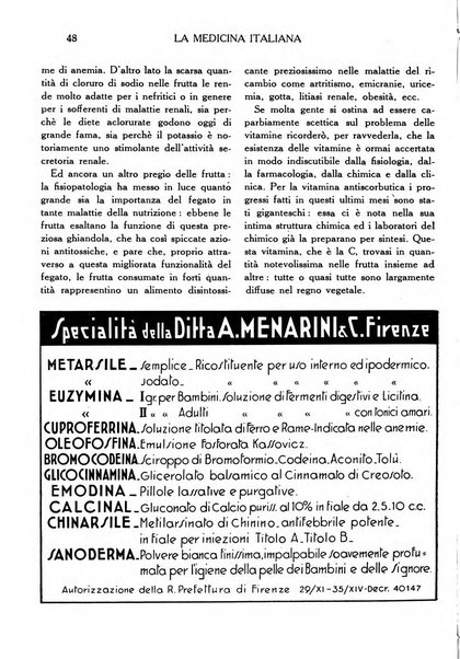 La medicina italiana