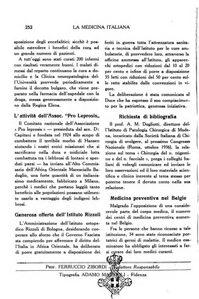 La medicina italiana