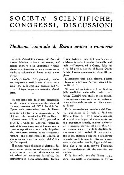 La medicina italiana