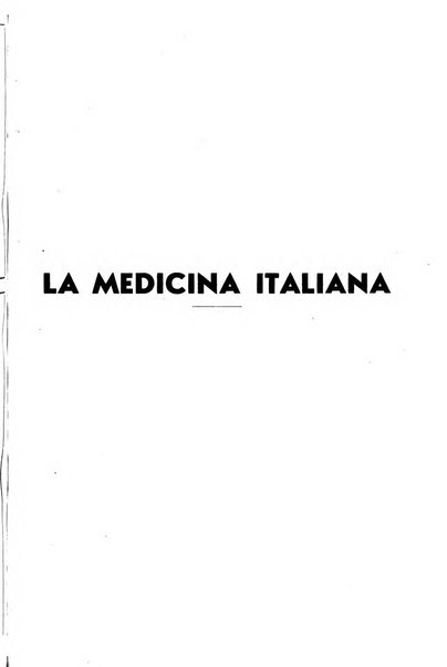 La medicina italiana