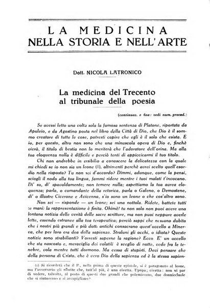 La medicina italiana