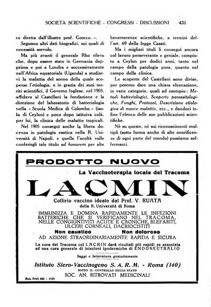 La medicina italiana