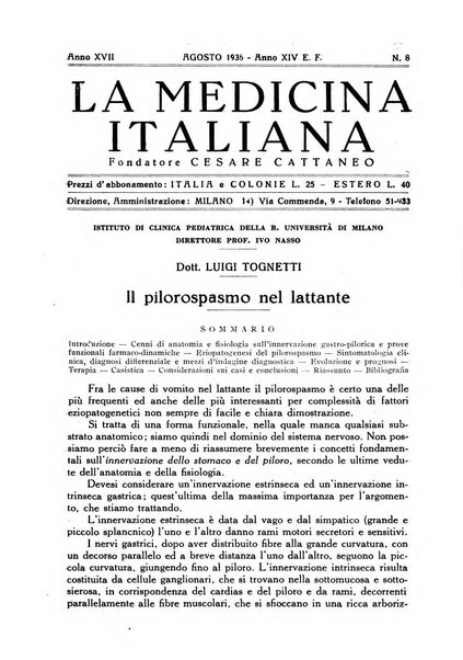 La medicina italiana