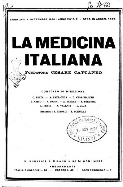 La medicina italiana