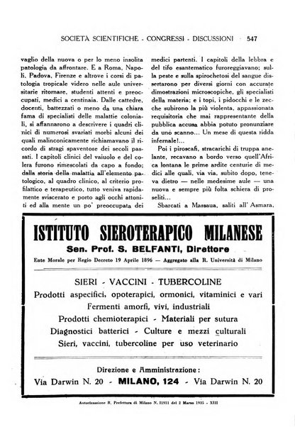 La medicina italiana