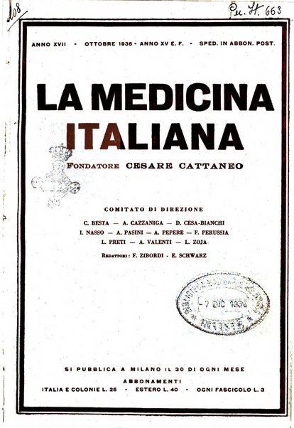 La medicina italiana