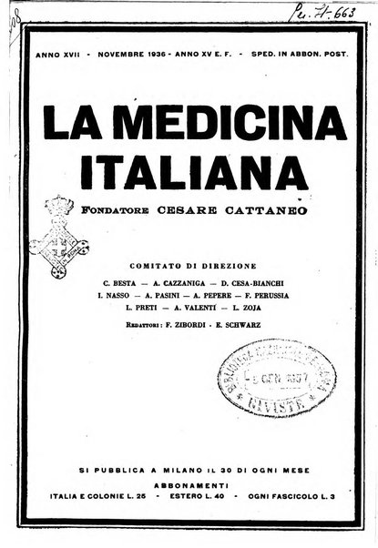 La medicina italiana