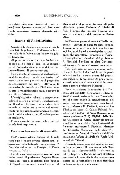 La medicina italiana