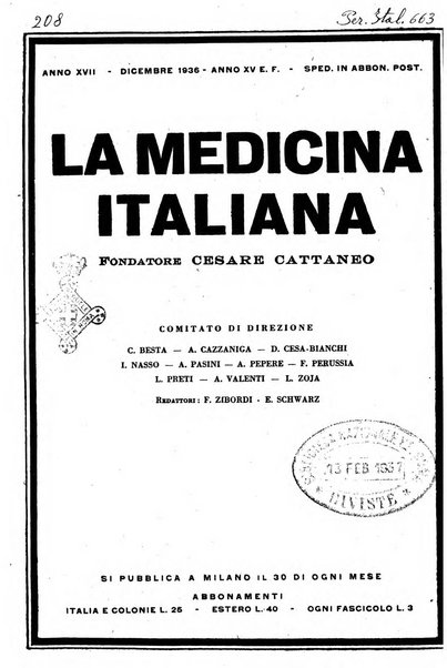 La medicina italiana