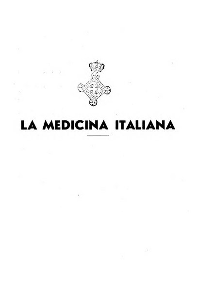 La medicina italiana