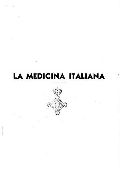 La medicina italiana