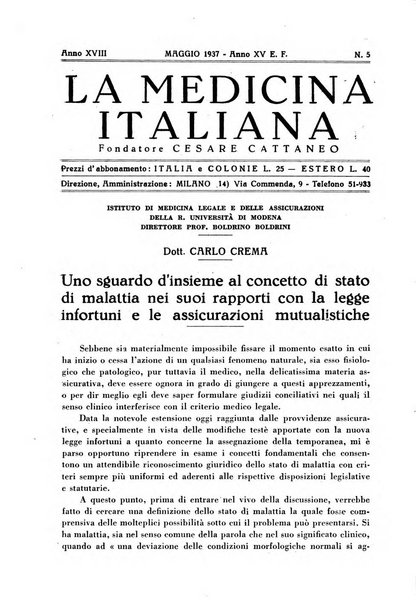 La medicina italiana