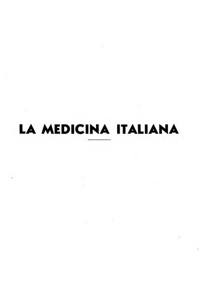 La medicina italiana