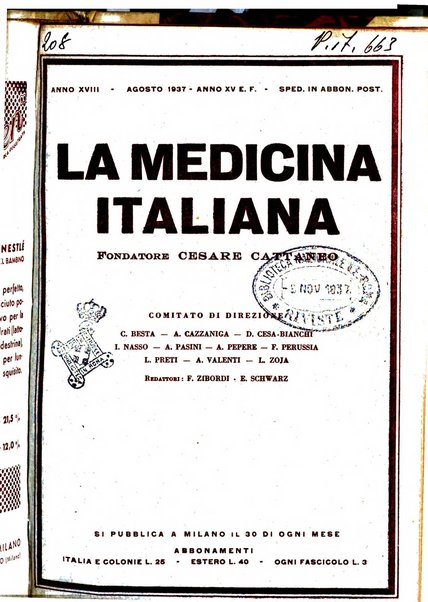 La medicina italiana