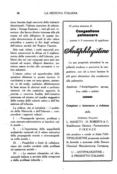 La medicina italiana