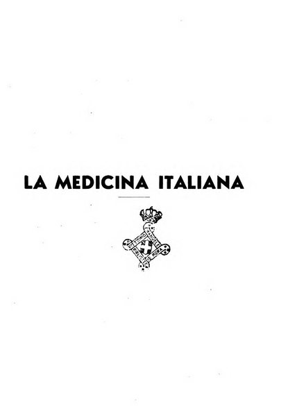 La medicina italiana