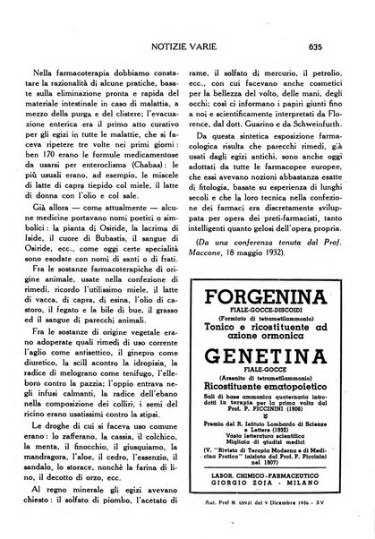 La medicina italiana