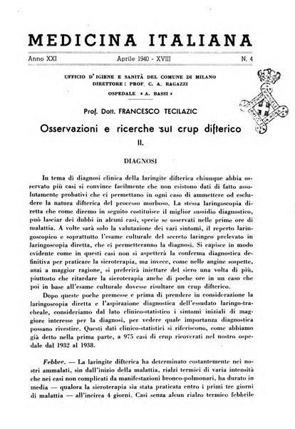 La medicina italiana