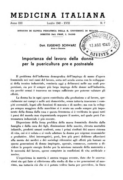 La medicina italiana