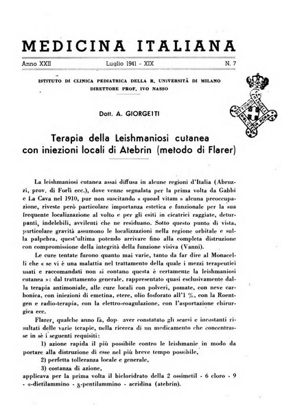 La medicina italiana