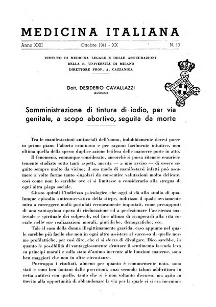 La medicina italiana