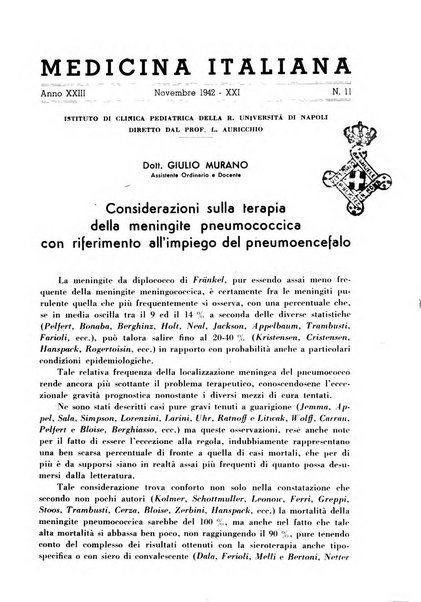 La medicina italiana