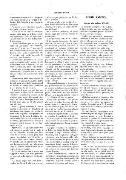 Medicina nuova periodico settimanale di scienze mediche, giurisprudenza sanitaria, medicina sociale e interessi delle classi sanitarie