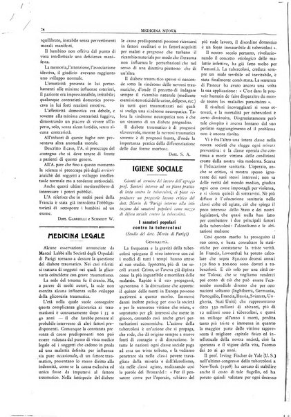 Medicina nuova periodico settimanale di scienze mediche, giurisprudenza sanitaria, medicina sociale e interessi delle classi sanitarie