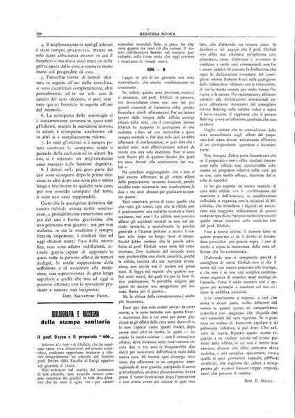 Medicina nuova periodico settimanale di scienze mediche, giurisprudenza sanitaria, medicina sociale e interessi delle classi sanitarie